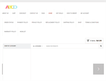 Tablet Screenshot of abcd.com.pk